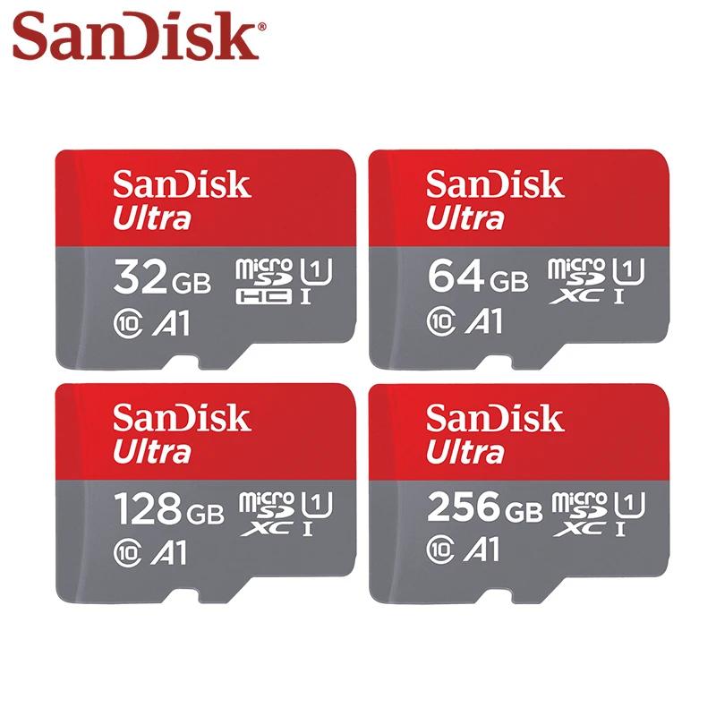 SanDisk  ũ SD ޸ ī, Ŭ 10 A1 TF ī UHS-I, 32GB, 64GB, 128GB, 256GB, 512GB